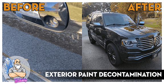 Before/After Exterior Paint Decontamination